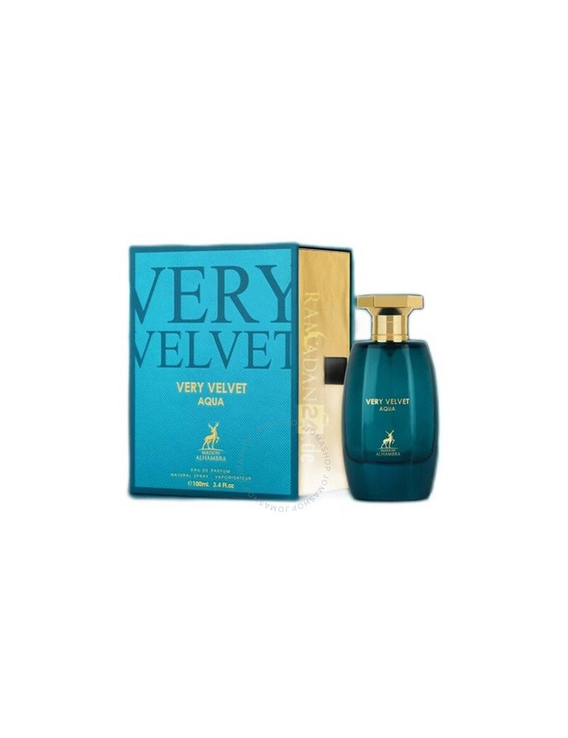 عطر ادکلن الحمبرا وری ولوت آکوا (مشابه ویکتوریا سکرت وری سکسی سی) | Alhambra Very Velvet Aqua