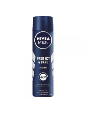 اسپری ضد عرق نیوا مردانه مدل NIVEA SILVER PROTECT NIVEA MEN SILVER PROTECT QUICK DRY DEODORANT SPRAY 150ML