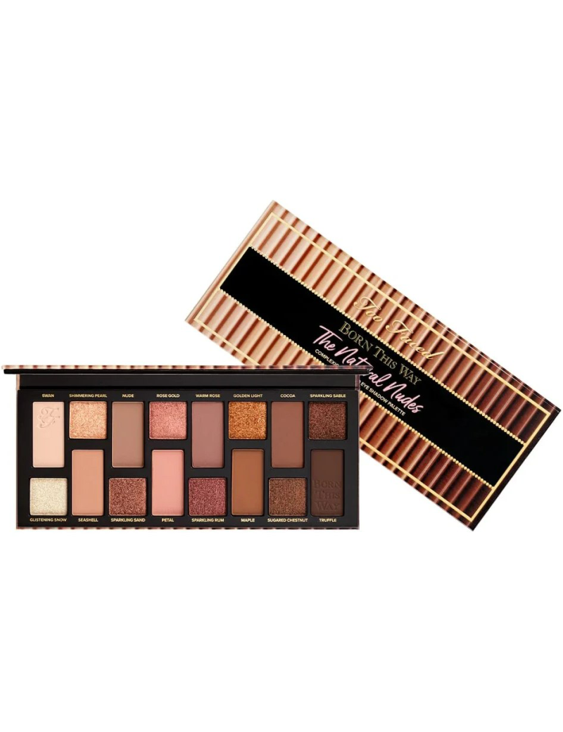 پالت سایه چشم 16 رنگ مدل بورن دیس وی د نچرال نود توفیسد Too Faced Born This Way The Natural Nudes Eye Shadow Palette